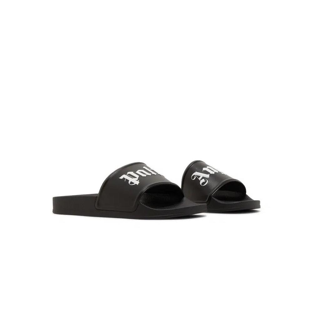 Слайды Palm Angels Wmns Pool Slider 'Черный белый' 8
