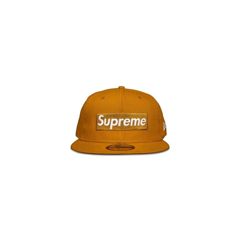 Кепки Supreme x New Era Champions Box Logo Hat «Wheat» 1