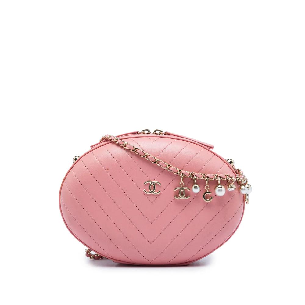 Сумка через плечо Chevron Stitched Calfskin La Pausa Evening Bag (2019 год) 1