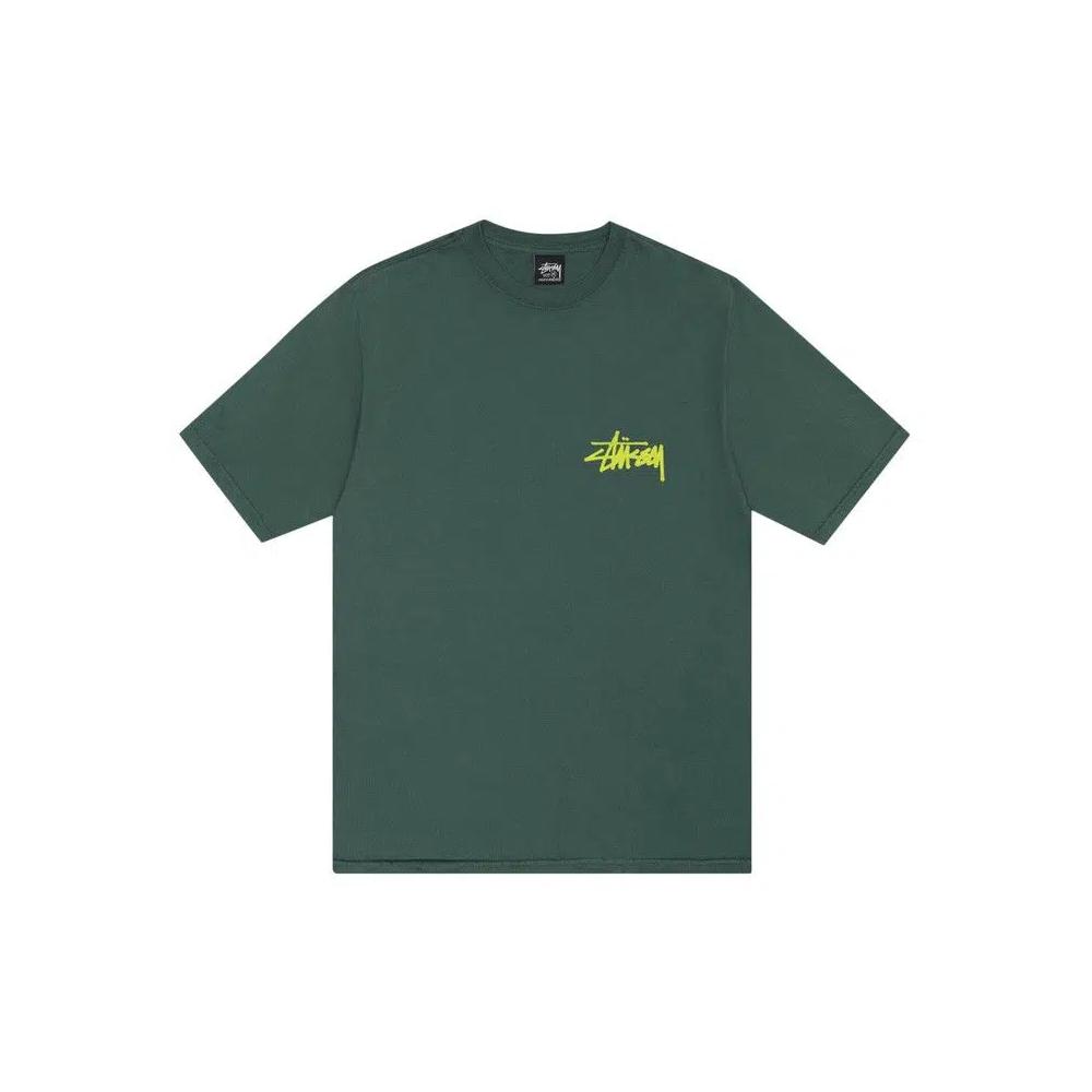Футболки Stussy Old Phone Tee 'Лесной зеленый' 1