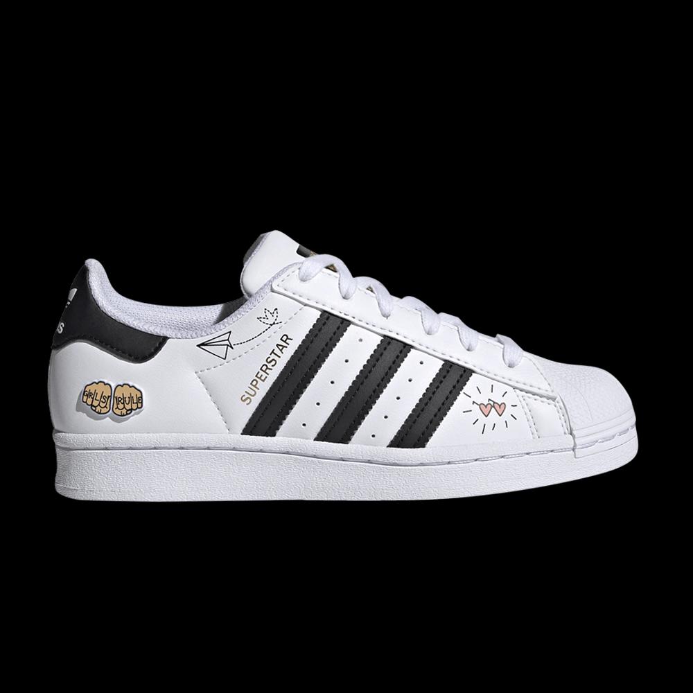 Кроссовки Adidas Superstar J 'Girls Rule - Белый' 1