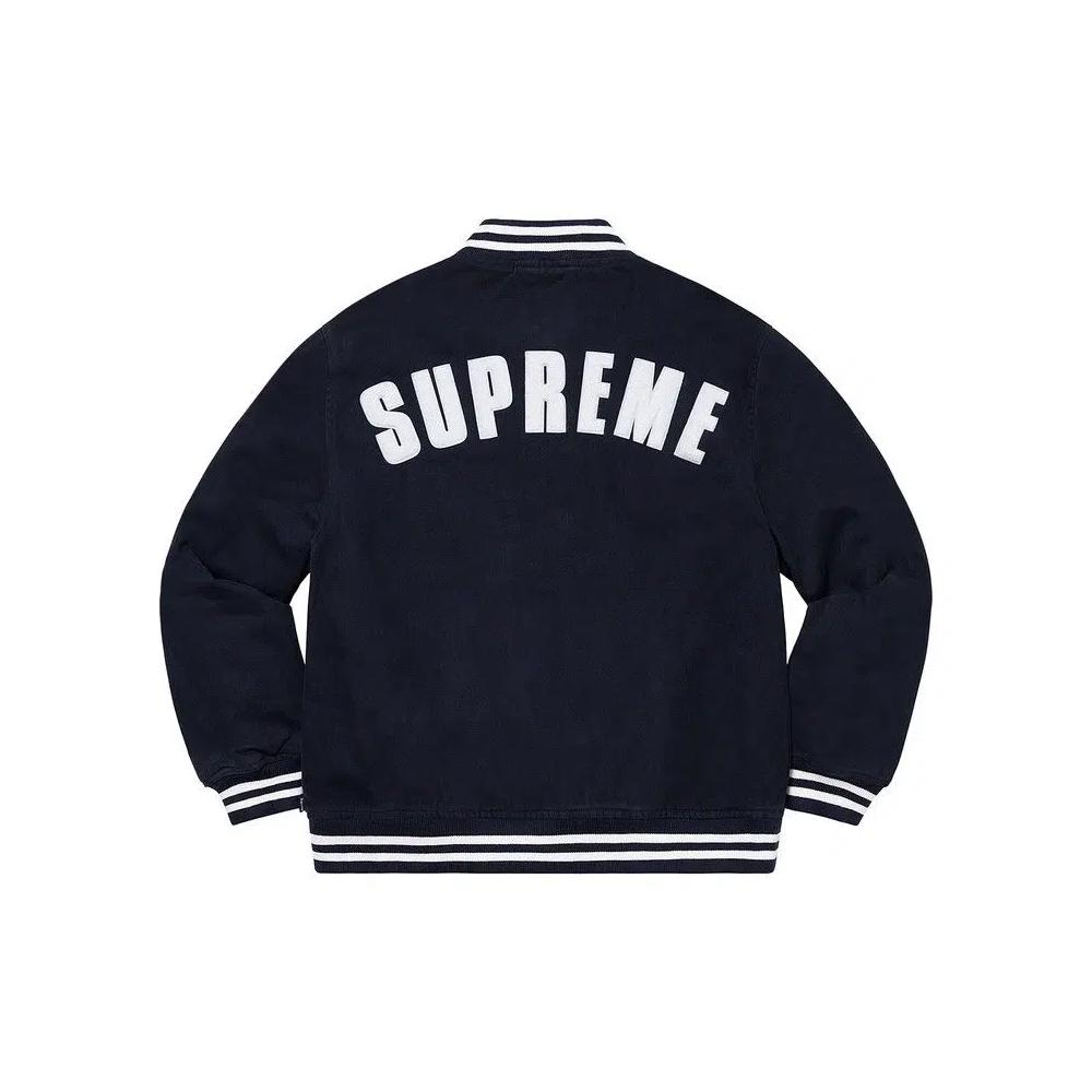 Варсити-куртки Supreme x New Era x MLB Varsity Jacket 'Navy' 2