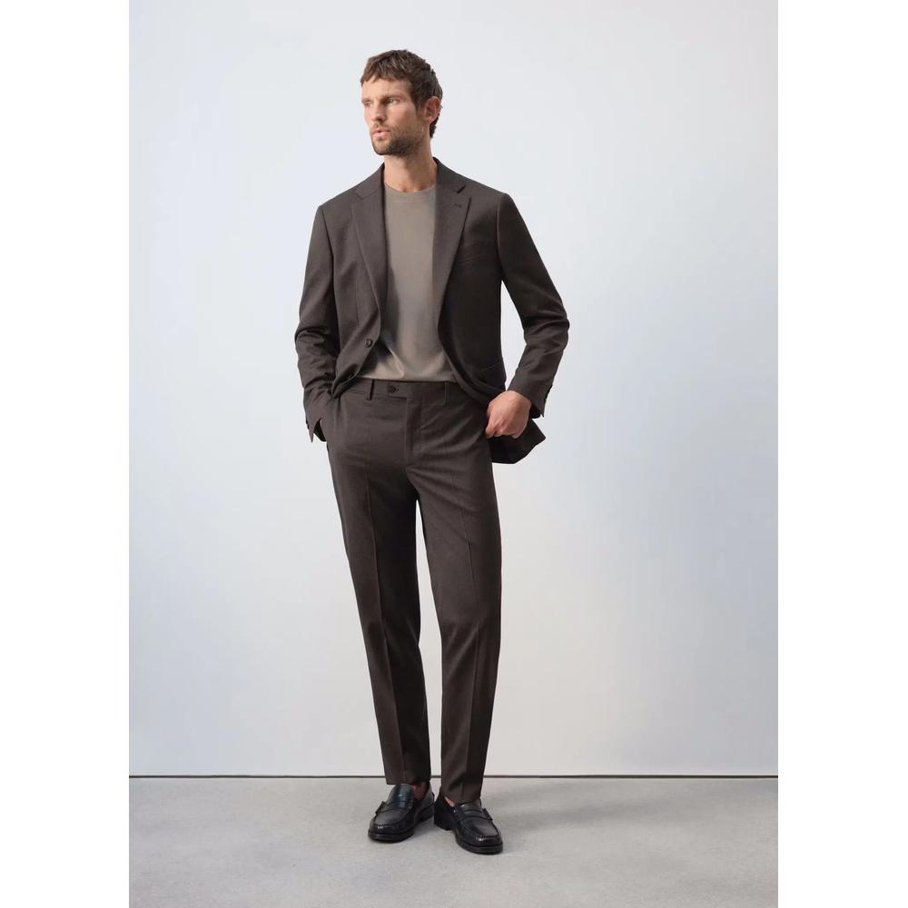 Брюки Turin 100% Wool Suit Trousers 5