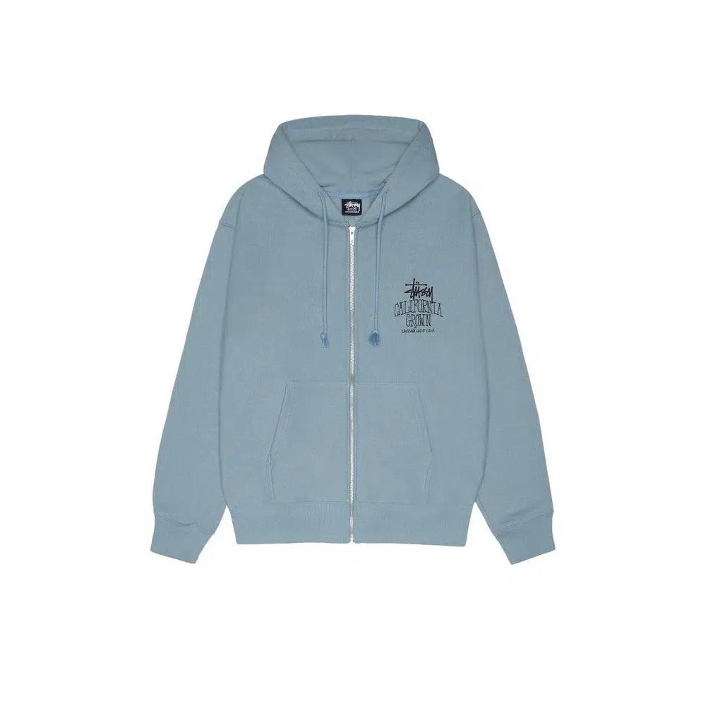 Топы Stussy Cali Grown Zip Hoodie «Slate» 1