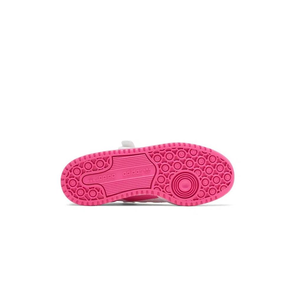 Кроссовки adidas Forum Low J 'Белый Кричащий Розовый' 4