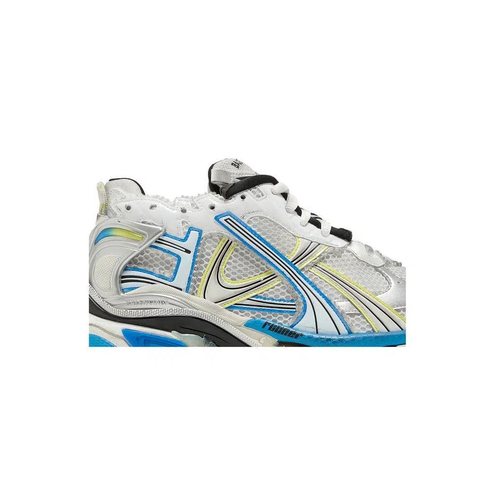 Кроссовки Balenciaga Runner Sneaker 'Белый Желтый Синий' 2
