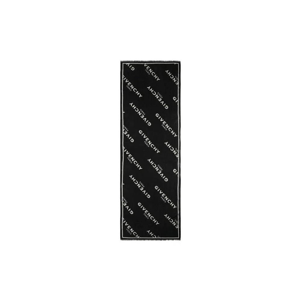Шарфы Givenchy Shadow Logo Scarf 'Black' 2