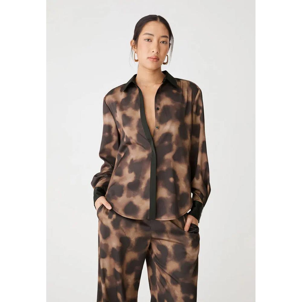 Рубашка из сатина с принтом Savanna Printed Satin Shirt 2