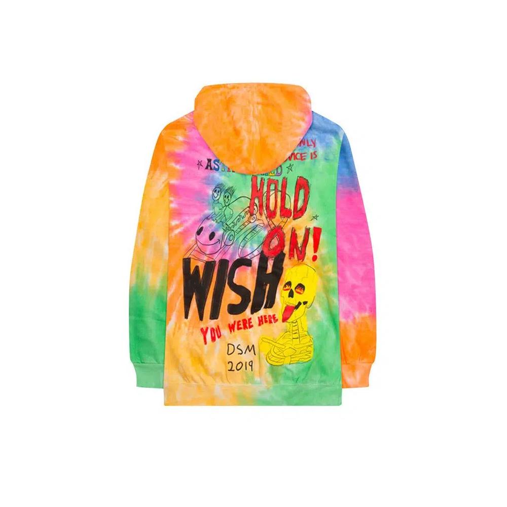 Худи Cactus Jack by Travis Scott Astroworld x DSM Down To Earth Hoodie 'Tie-Dye' 2