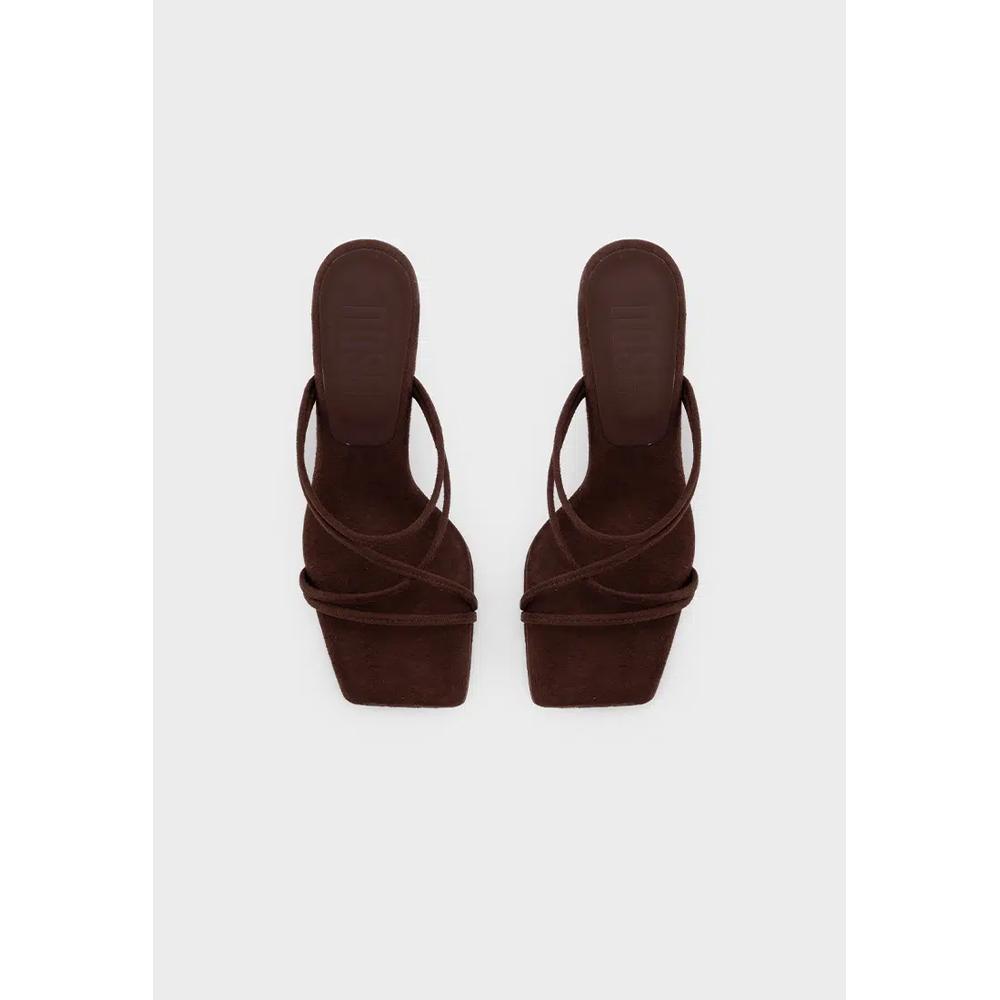 САНДАЛИИ НА КАБЛУКЕ С РЕМЕШКАМИ CLOUDFOAM SCULPTURE HEEL SLIDE 4