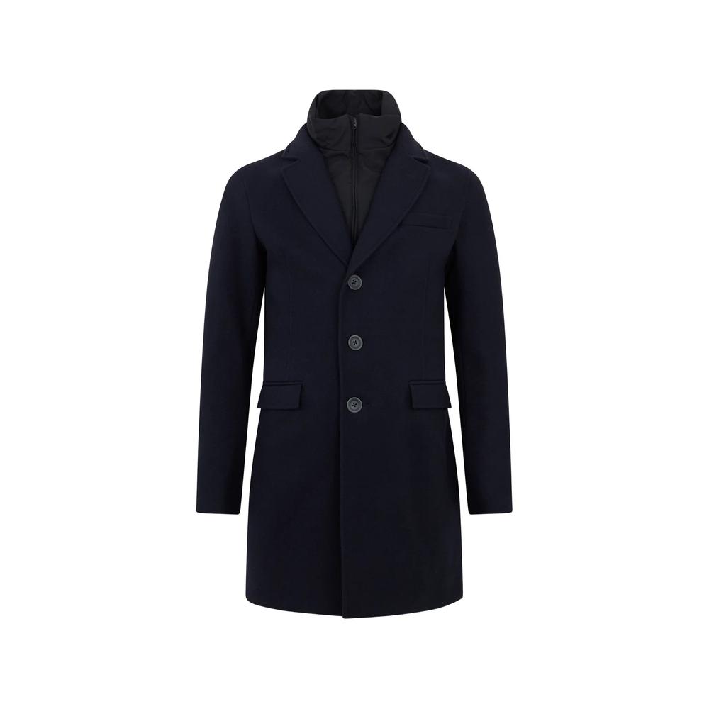 padded-insert single-breasted coat 1