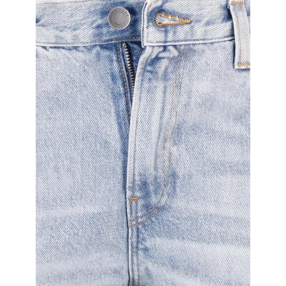 Star faded-effect flared-leg jeans 5