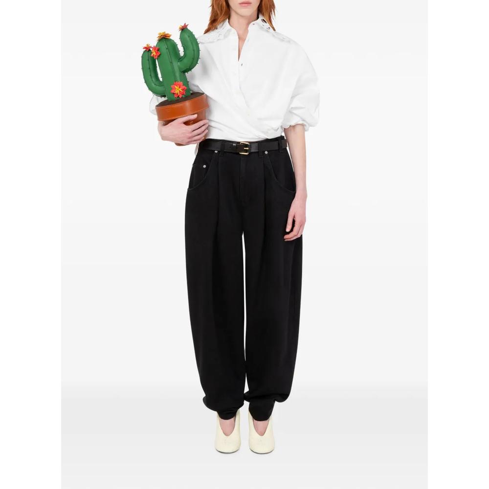 broderie-anglaise wrap-front shirt 2
