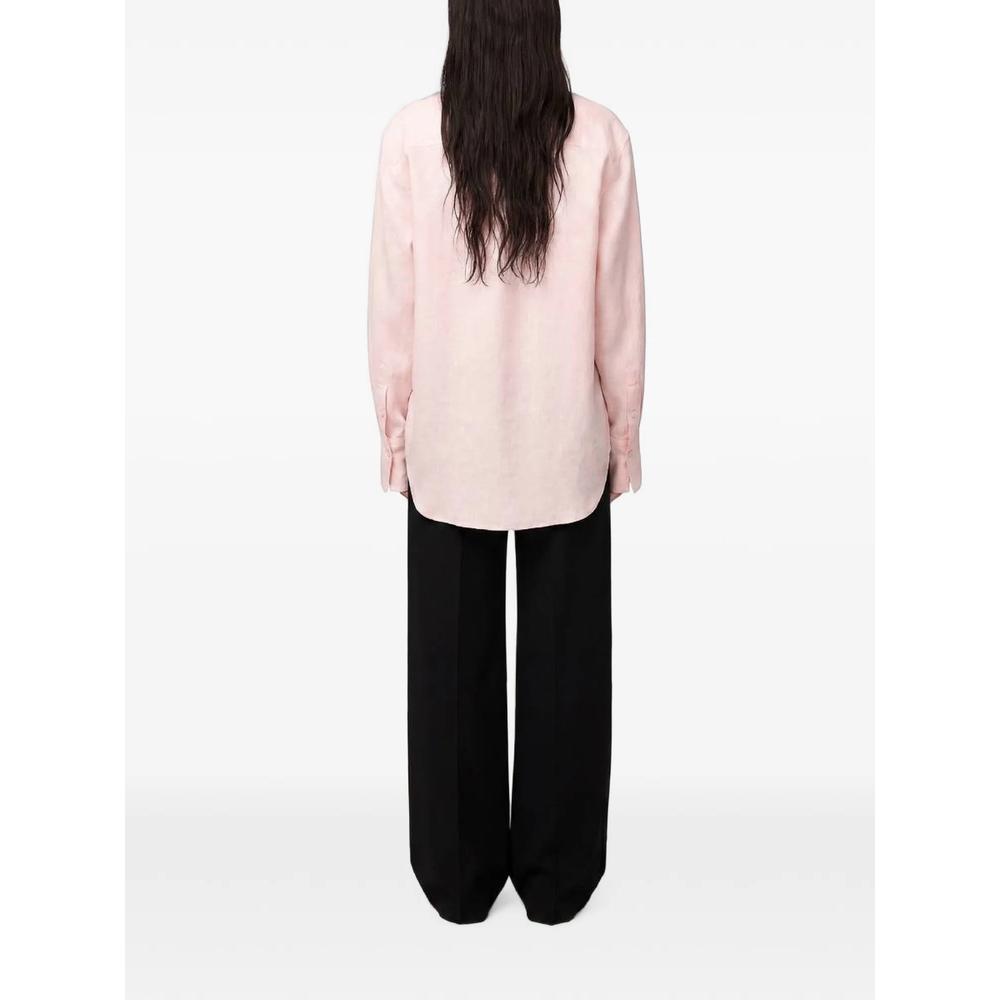 oversized button-front shirt 4