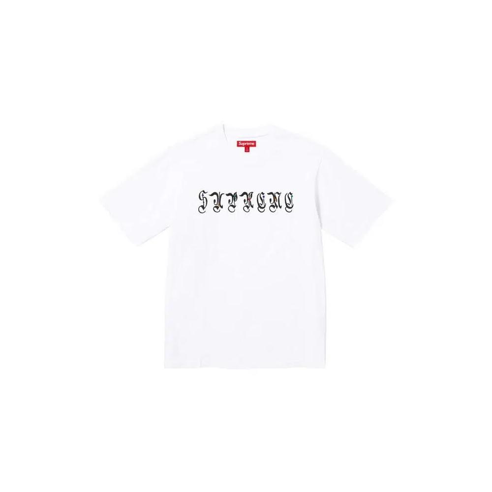 Рубашки и топы Supreme Aoi Gems Short-Sleeve Top 'White' 1