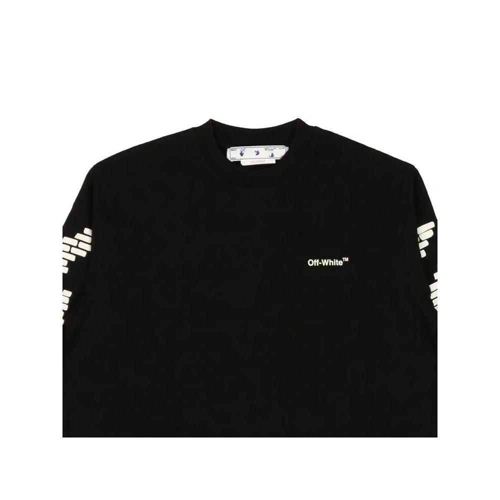 Футболки Off-White Bricks Skate Long-Sleeve Tee 'Black/White' 3