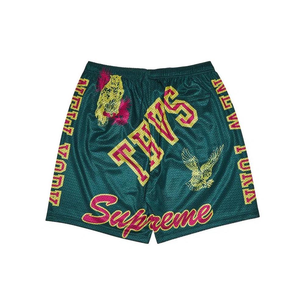 Шорты Supreme Varsity Mesh Short «Dark Green» 2