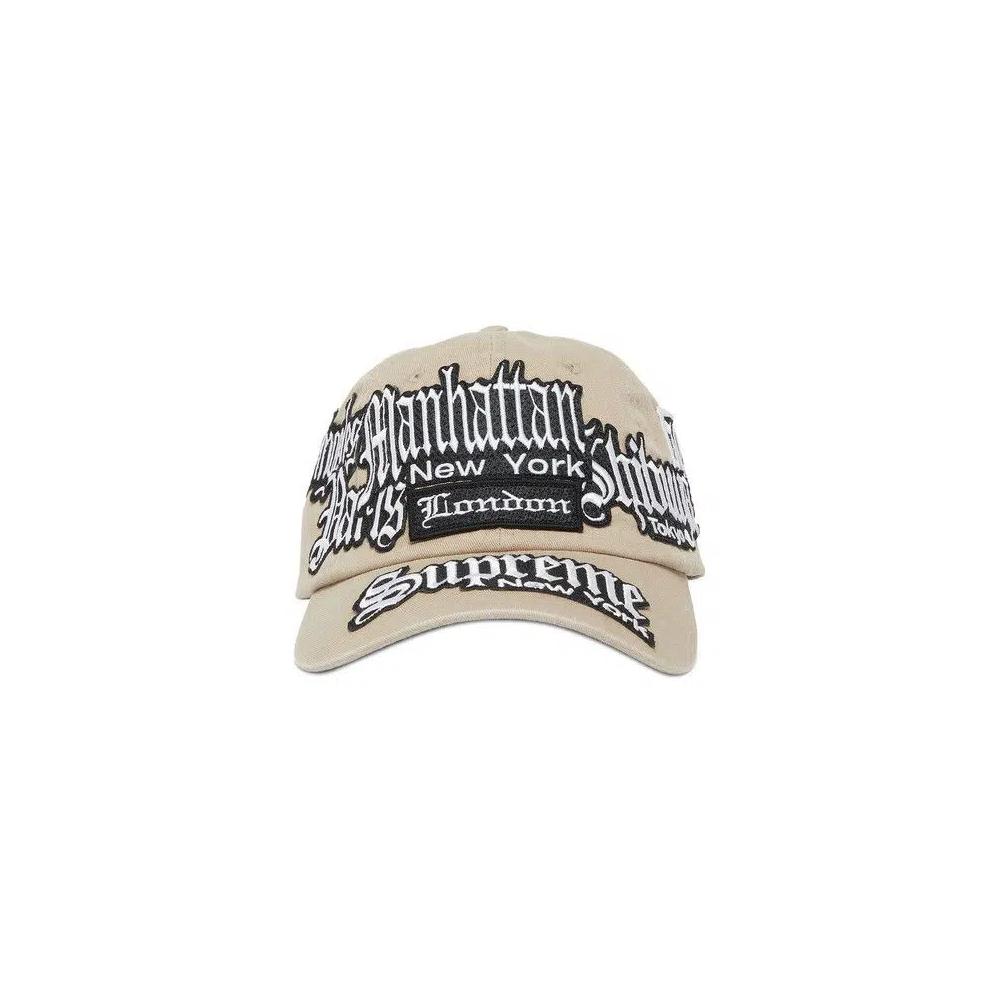 Снэпбэки Supreme City Patches 6-Panel 'Khaki' 1