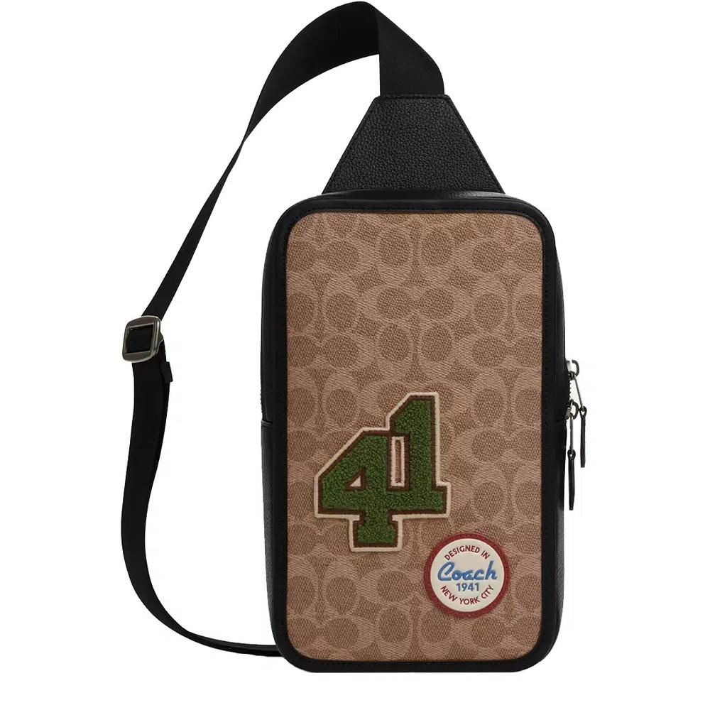 Рюкзак Sullivan Pack Bag из фирменного канваса с нашивками, цвет Tan Multi, модель CY819 1