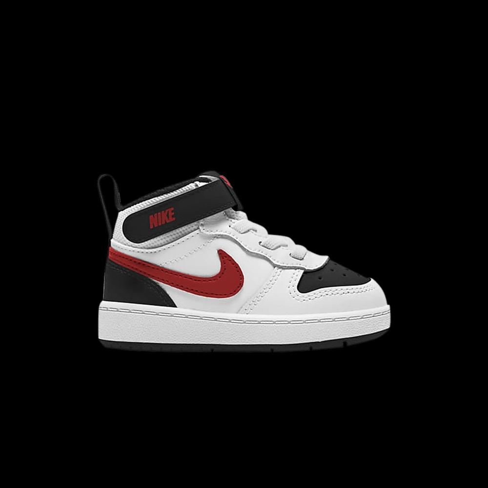 Кроссовки Nike Court Borough Mid 2 TD 'White University Red' 1