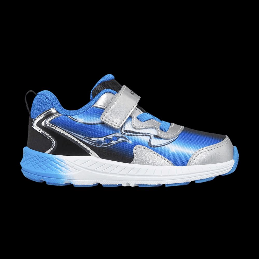 Кроссовки Saucony Flash 3.0 A/C Little Kid 'Black Blue Chrome' 1