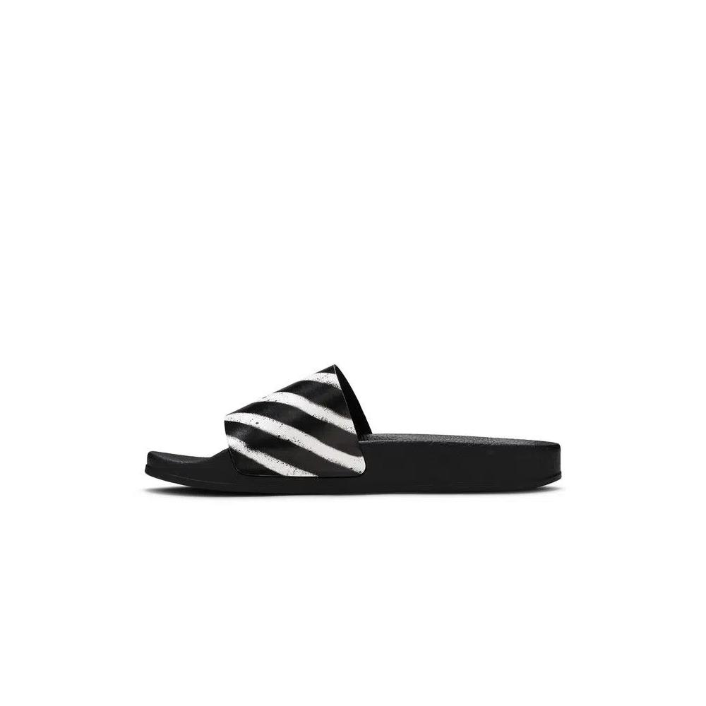 Слайды Off-White Industrial Sliders 'Diagonal Stripe - Black White' 3