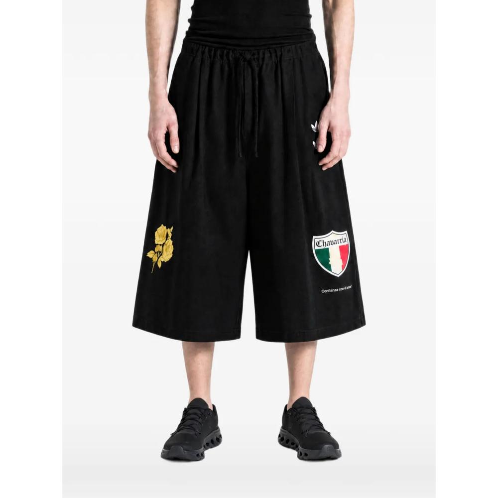 Шорты с цветочной вышивкой из коллаборации с Willy Chavarria 2