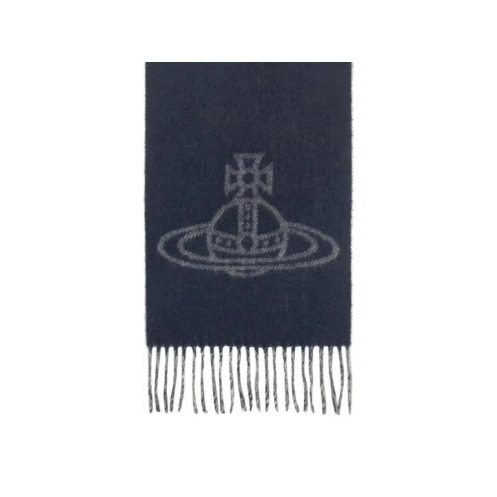 Шарфы Vivienne Westwood 25x180 Soft Scarf 'Антрацитовый' 3