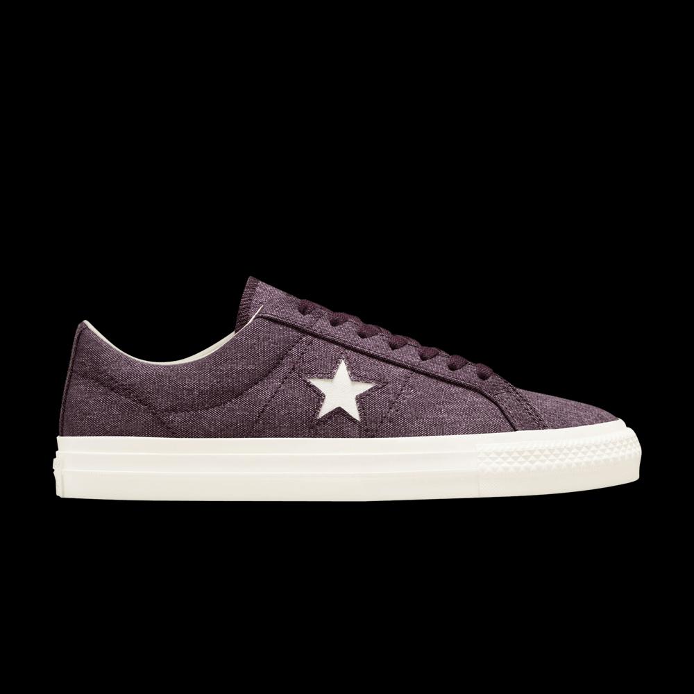 Лайфстайл Баскетбол Converse One Star Pro Low 'Washed Canvas - Black Cherry' 1