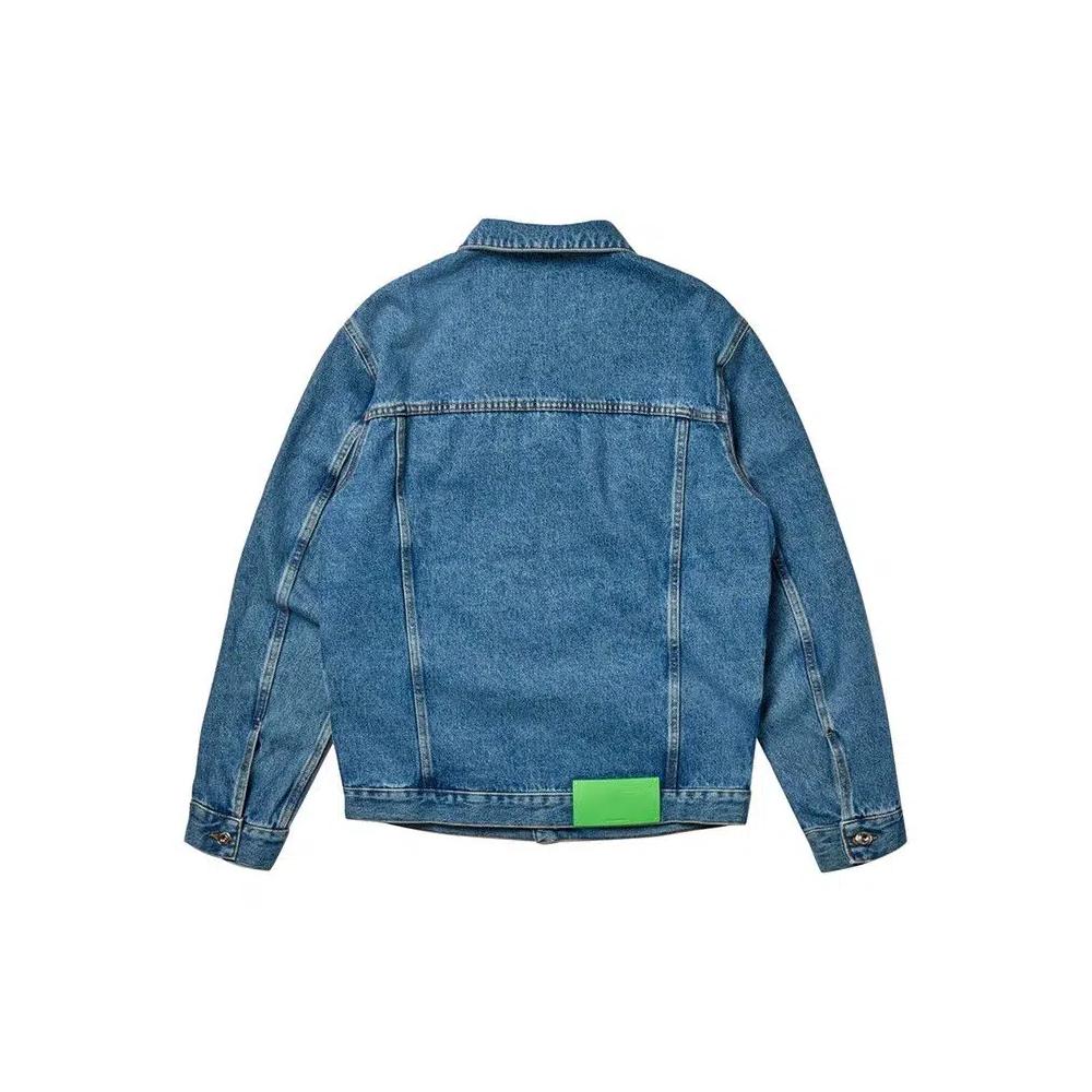 Джинсовые куртки Off-White Skate Denim Jacket 'Средне-синий' 2