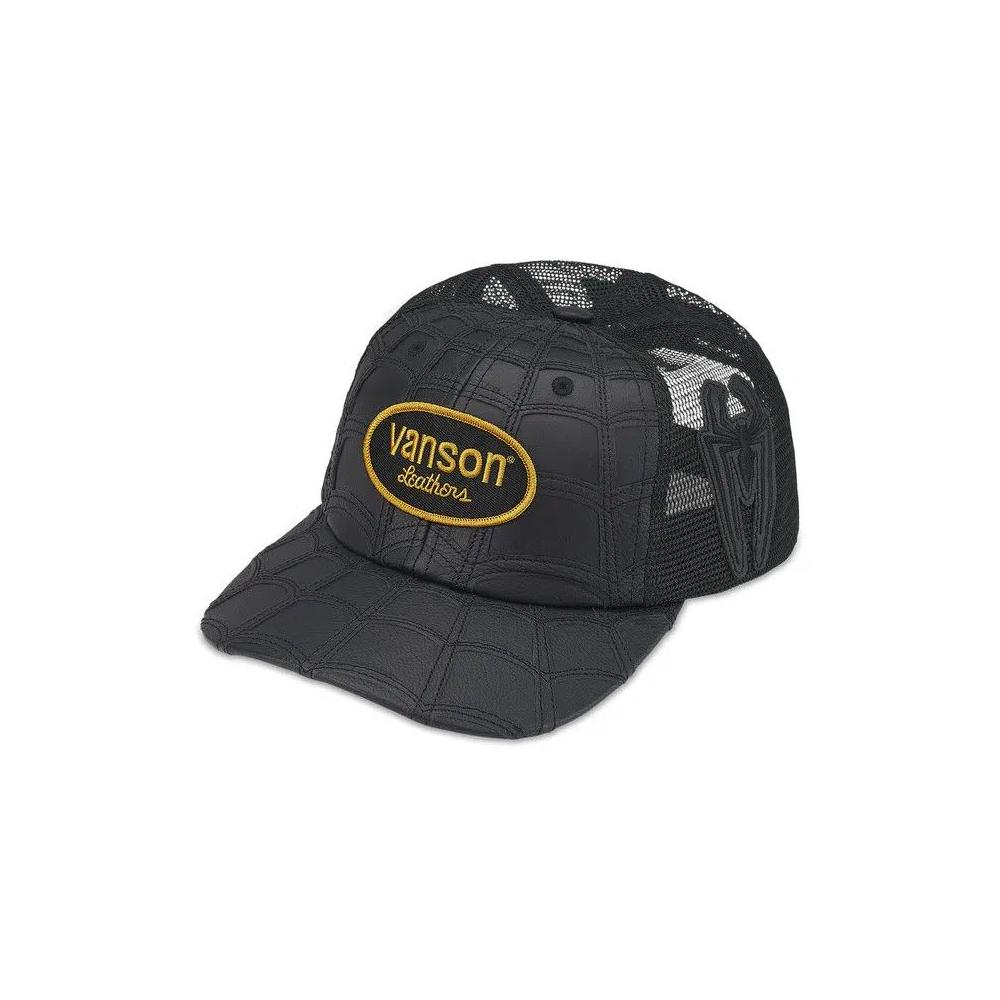 Кепка Supreme x Vanson Leathers Spider-Man Mesh Back 6-Panel 'Black' 1
