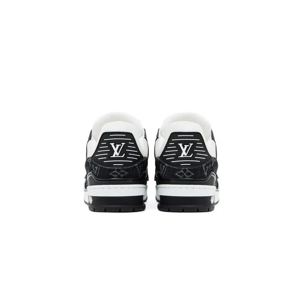 Кроссовки Louis Vuitton Trainer 'White Black Denim' 6