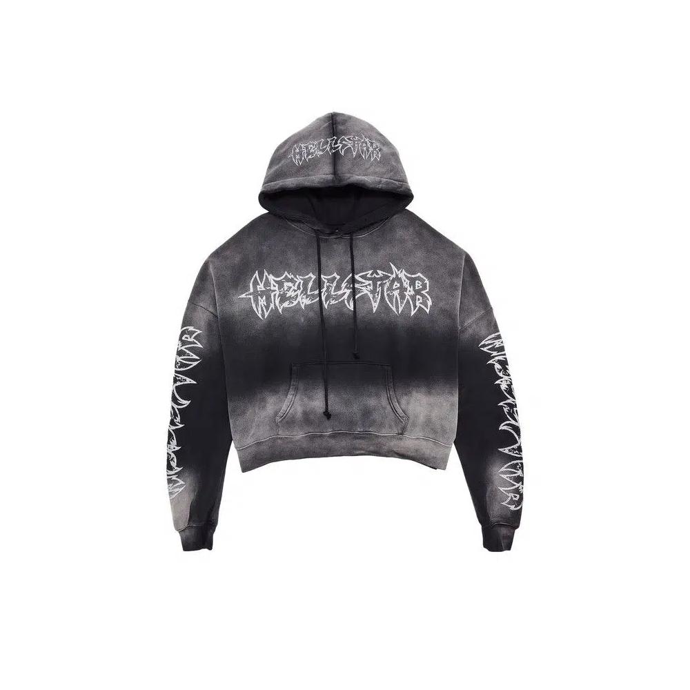 Худи Hellstar Stars Shine Graffiti Hoodie 'Black' 1