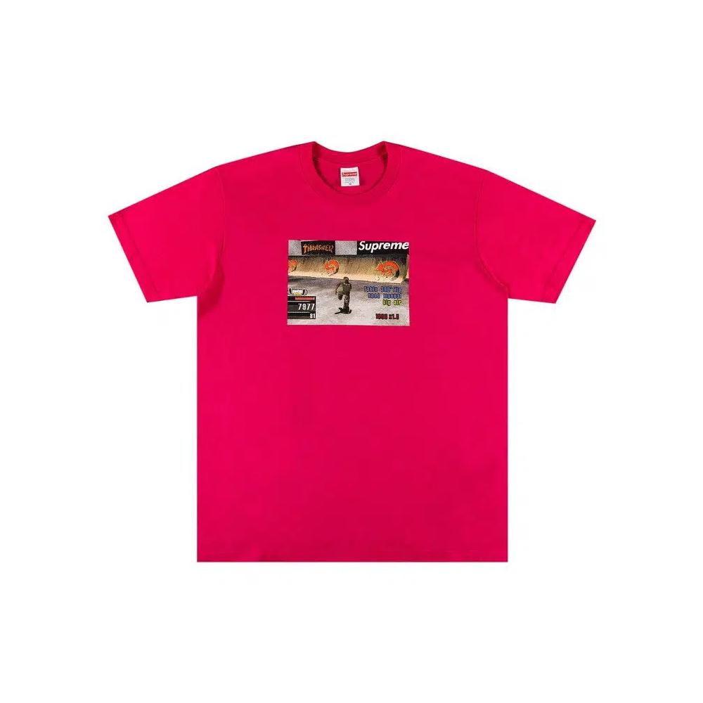 Футболки Supreme x Thrasher Game Tee 'Розовый' 1