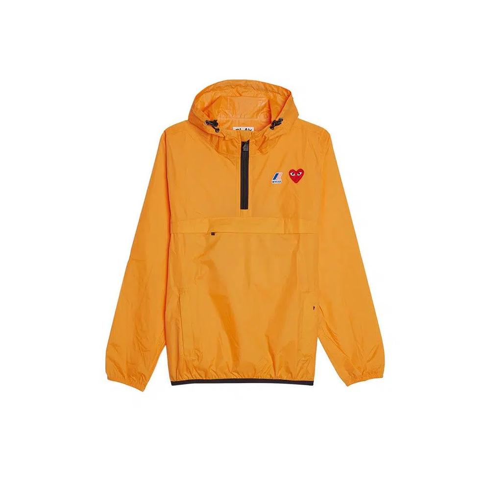 Куртки Comme des Garçons PLAY x K Way Half Zip Jacket 'Orange' 1