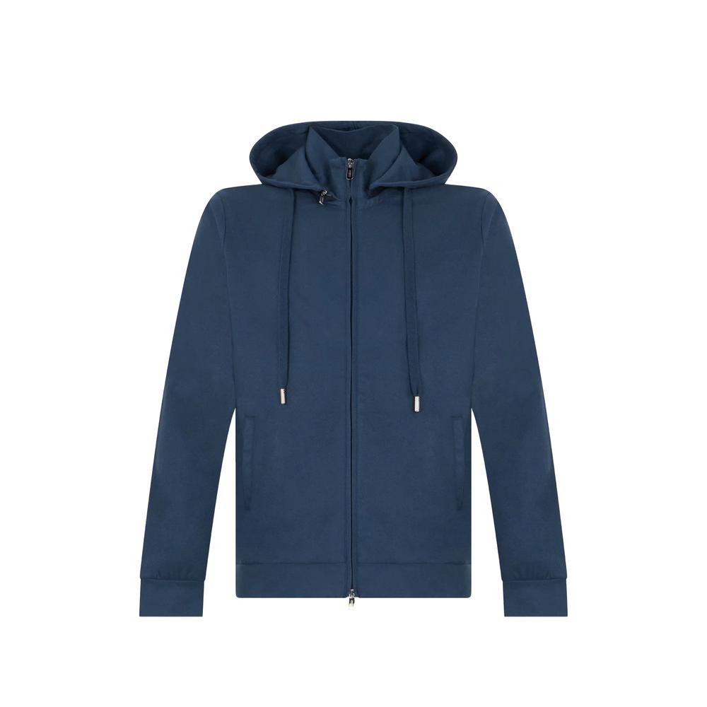 zip-up cashmere hoodie 1
