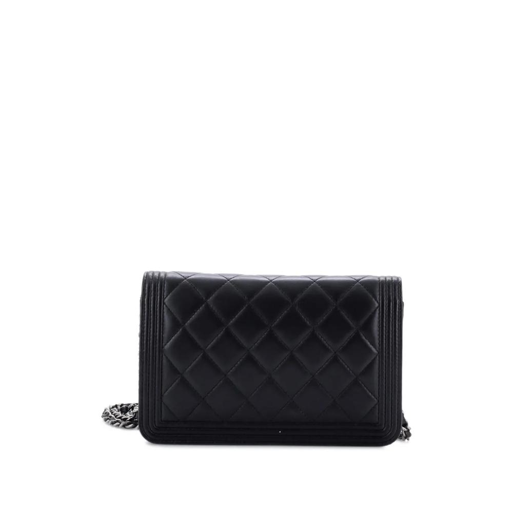 Сумка через плечо Boy Wallet on Chain Quilted Lambskin 2