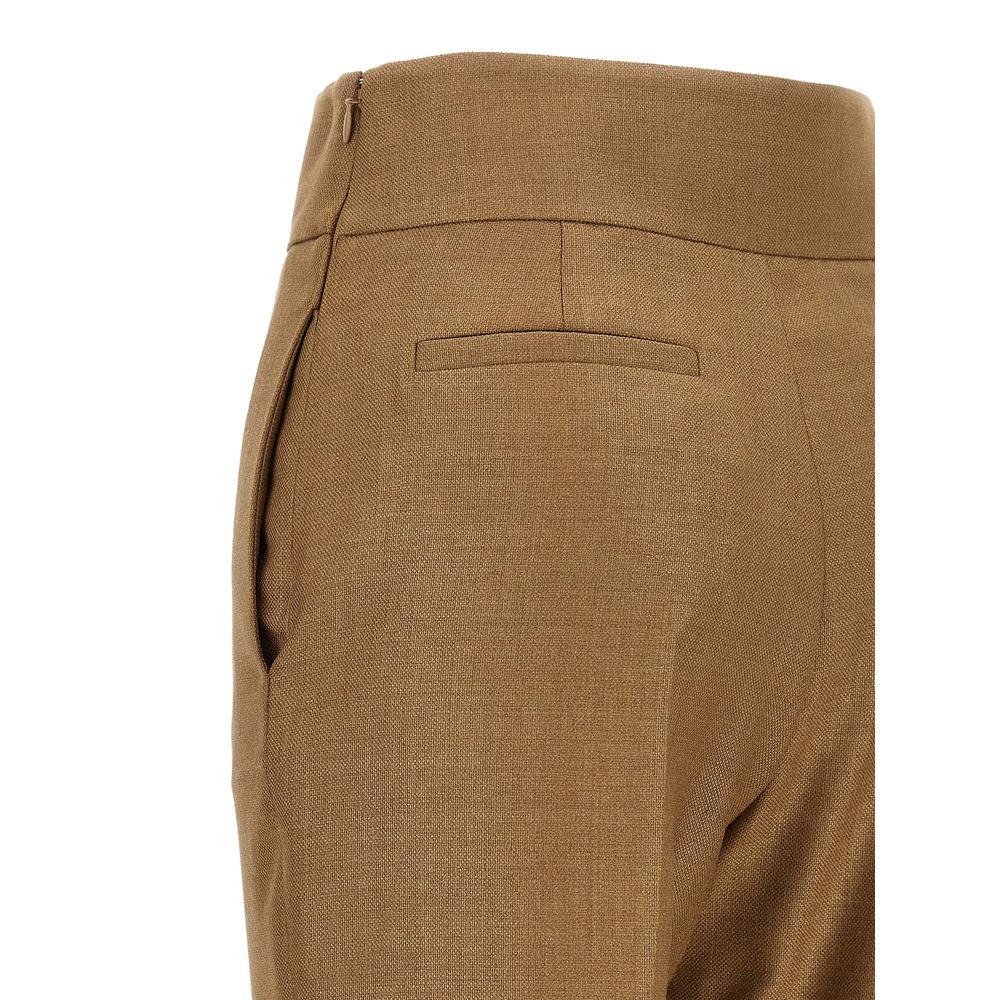 textured high-waisted trousers 4