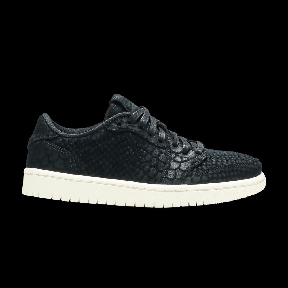 Женские баскетбольные кроссовки Lifestyle Air Jordan 1 Retro Low 'Black Python' 1