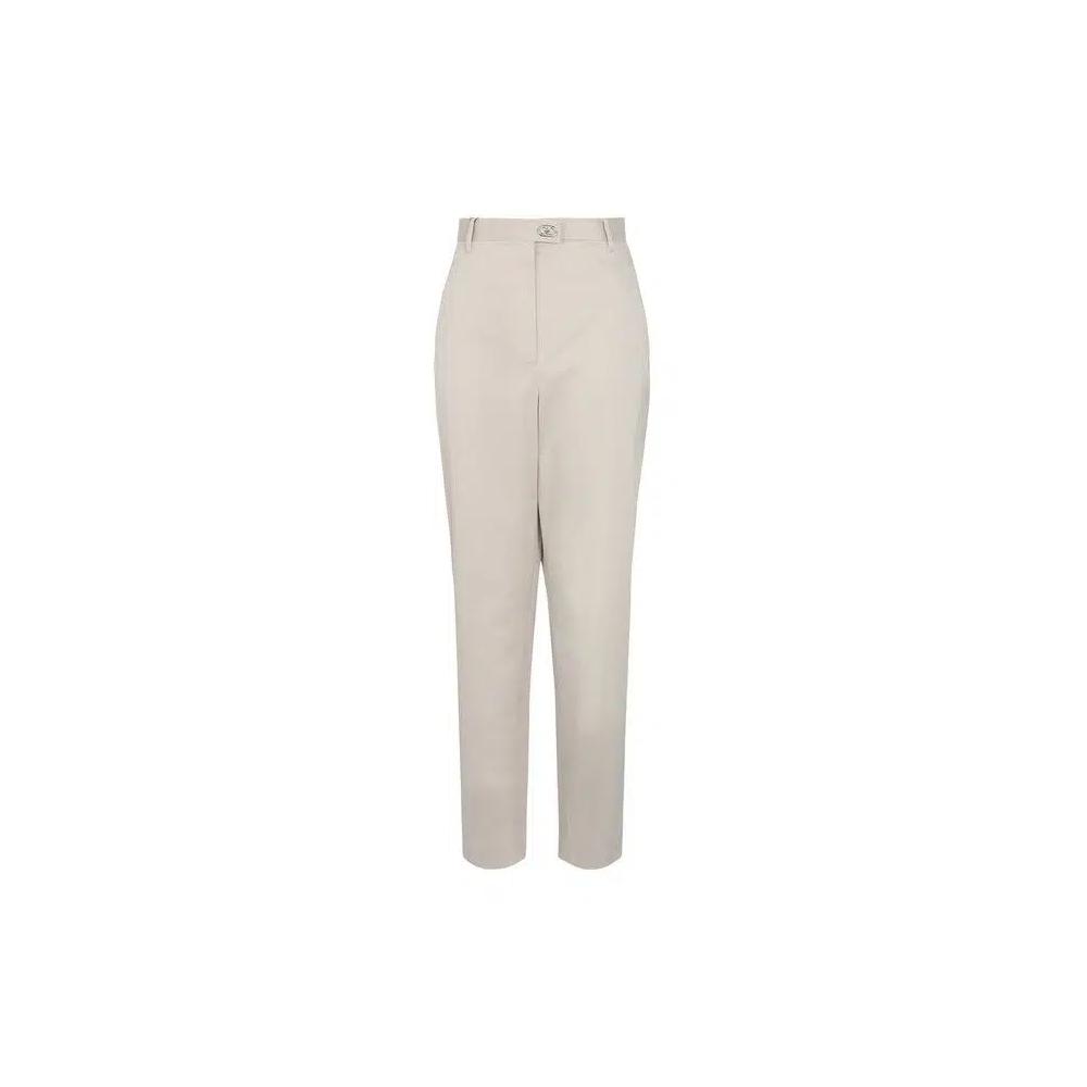 Брюки Ferragamo Tailored Cotton-Blend Tapered Trouser 'Светло-серый' 1