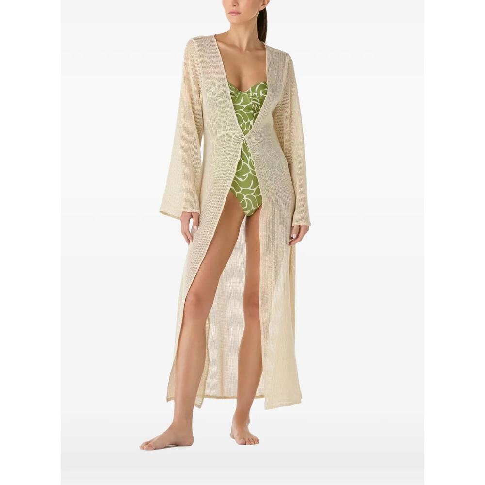 Eden sheer-knit kaftan 1