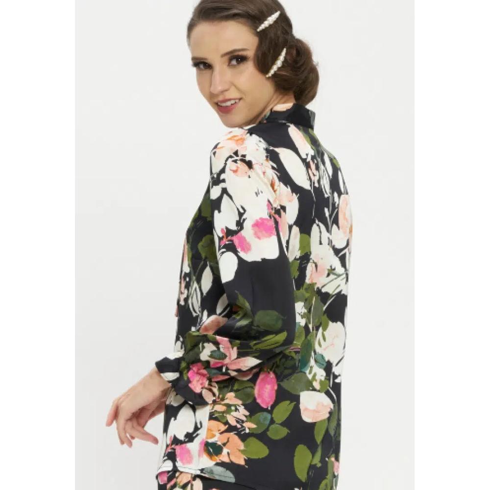 Топ Victoria Floral Black Tie 5
