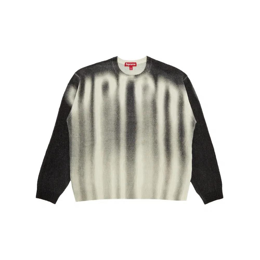 Свитеры Supreme Blurred Logo Sweater 'Black' 1