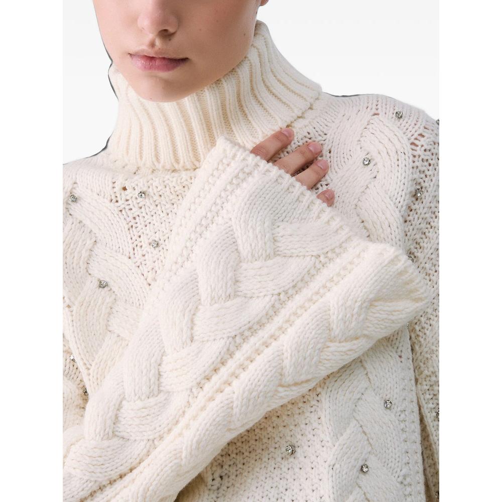 cable-knit turtleneck with rhinestones 6