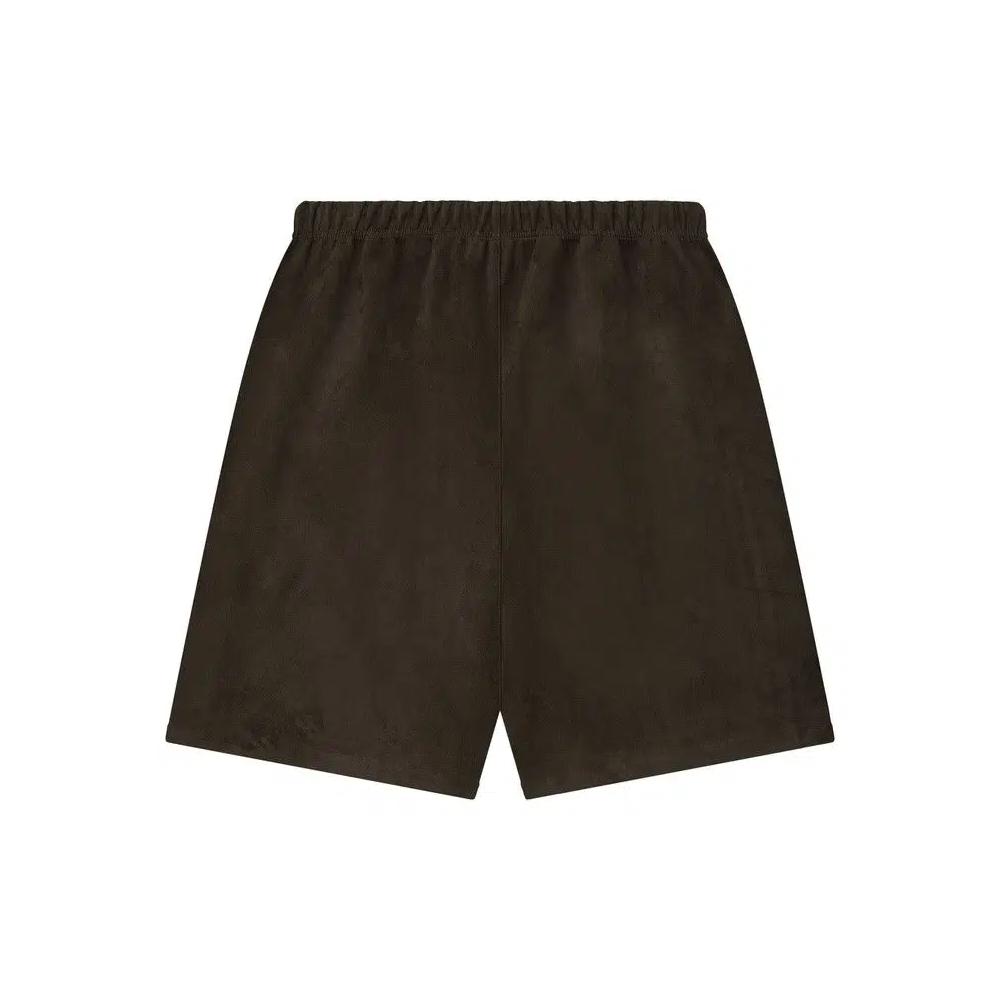 Шорты Fear of God Essentials Suede Fleece Relaxed Short 'Brown' 2