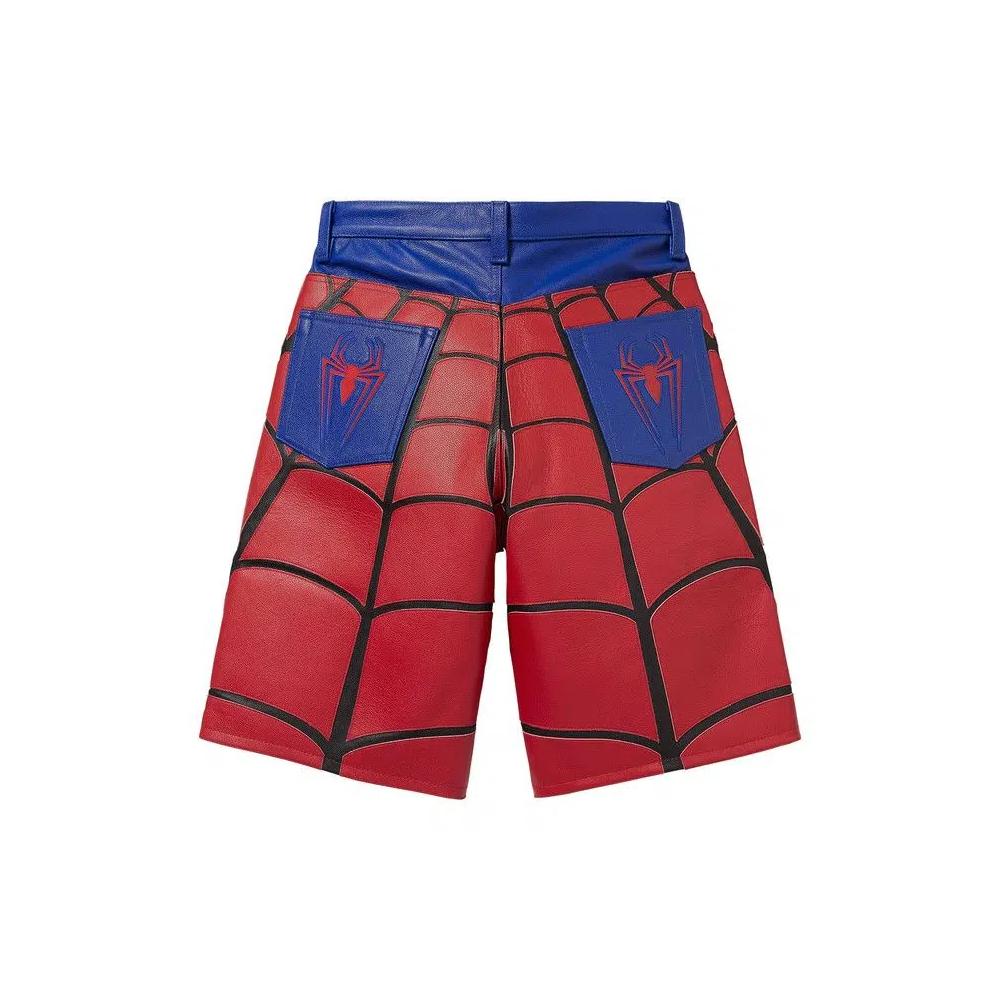 Шорты Supreme x Vanson Leathers Spider-Man Short 'Красный' 2
