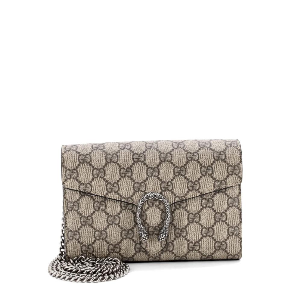 Маленькая сумка через плечо Dionysus Chain Wallet GG Coated Canvas 1