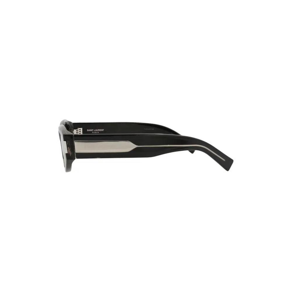 Очки Saint Laurent Round-Frame Recycled Acetate Sunglasses 'Havana Crystal Grey' 3