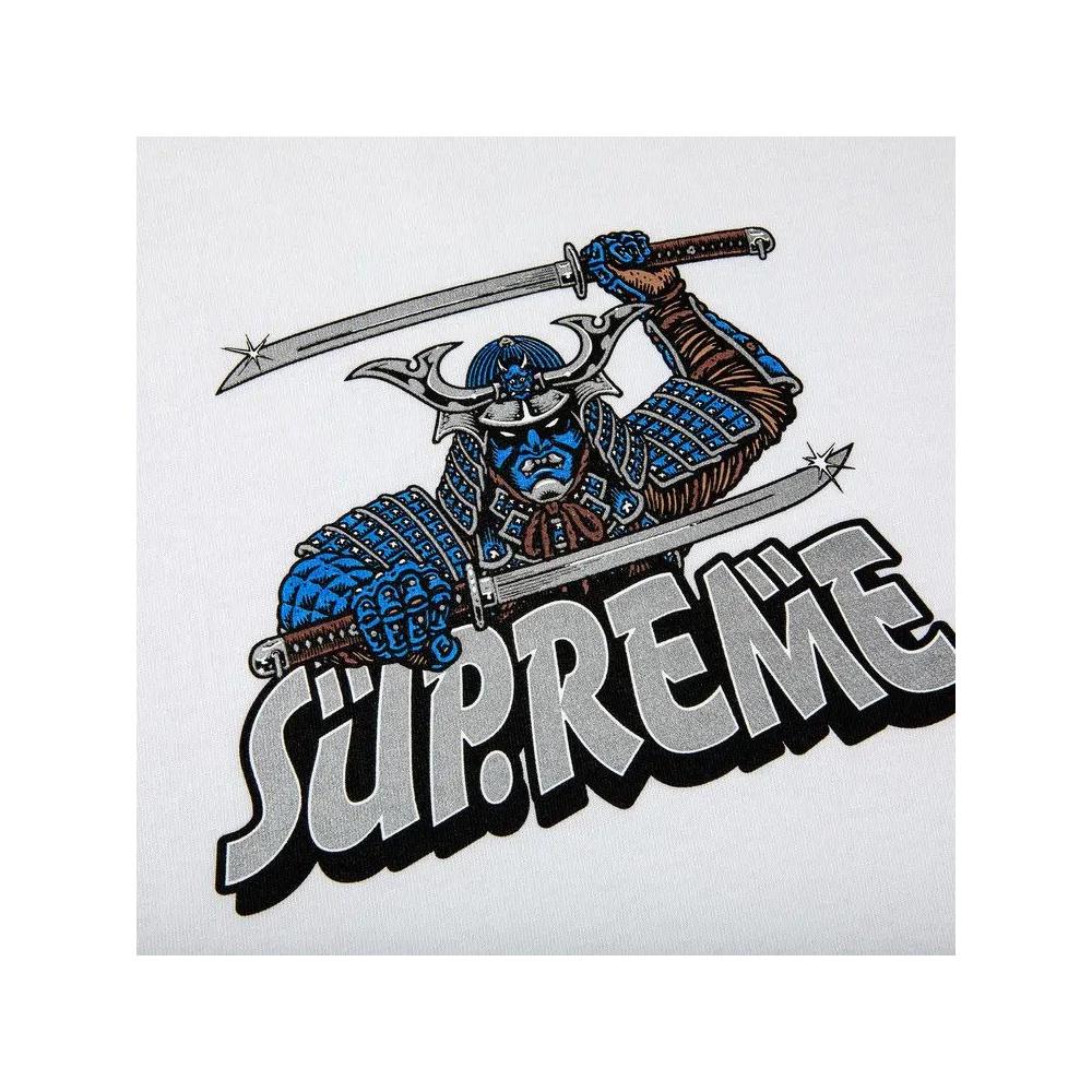 Футболка Supreme Samurai Tee 'White' 2