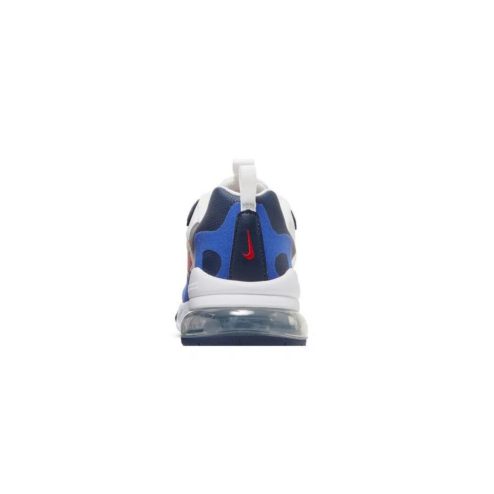 Кроссовки Nike Air Max 270 React GS 'White Midnight Navy Red' 7